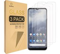 Mr.Shield [Paquete de 3] Protector de pantalla diseñado para Nokia G60 5G [vidrio templado] [vidrio japonés con dureza 9H] con reemplazo de por vida