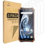 Mr.Shield [Paquete de 3] Protector de pantalla para Blackview BV7100 [vidrio templado] [vidrio japonés con dureza 9H] Protector de pantalla con reemplazo de por vida