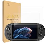 Mr.Shield Protector de pantalla compatible con Ayn Odin 2 Mini [vidrio templado] [2 unidades] [vidrio japonés con dureza 9H]