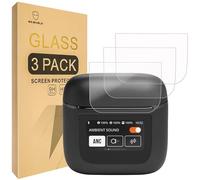 Mr.Shield Protector de pantalla compatible con JBL Tour Pro 2 [vidrio templado] [paquete de 3] [vidrio japonés con dureza 9H]