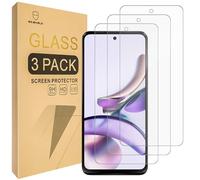 Mr.Shield Protector de pantalla compatible con Motorola Moto G04 [vidrio templado] [Paquete de 3] [Vidrio japonés con dureza 9H]