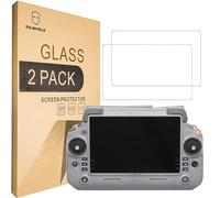 Mr.Shield Protector de Pantalla para DJI RC Plus 2 Remote Controller Cristal Vidrio Templado [2 Piezas] [9H Dureza] Anti-Arañazos