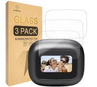 Mr.Shield Protector de Pantalla para JBL Live Beam 3 / Live Flex 3 / Live Buds 3 Cristal Vidrio Templado [3 Piezas] [9H Dureza] Anti-Arañazos