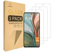 Mr.Shield Protector de Pantalla para Motorola Moto G75 5G Cristal Vidrio Templado [3 Piezas] [9H Dureza] Anti-Arañazos