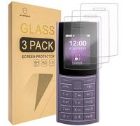 Mr.Shield Protector de Pantalla para Nokia 110 4G (2023 & 2024) Cristal Vidrio Templado [3 Piezas] [9H Dureza] Anti-Arañazos