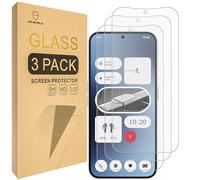 Mr.Shield Protector de Pantalla para Nothing Phone (2a) / Nothing Phone 2A Cristal Vidrio Templado [3 Piezas] [9H Dureza] Anti-Arañazos