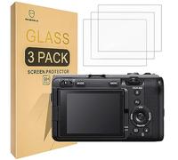 Mr.Shield Protector de Pantalla para Sony Alpha FX3 ILME-FX3 / FX3A Cristal Vidrio Templado [3 Piezas] [9H Dureza] Anti-Arañazos