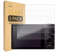 Mr.Shield Protector de Pantalla para Sony RX100VI RX100V RX100IV RX100III RX100II RX100 Digital Camera Cristal Vidrio Templado [3 Piezas] [9H Dureza] Anti-Arañazos