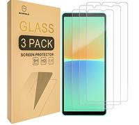 Mr.Shield Protector de Pantalla para Sony Xperia 10 IV Cristal Vidrio Templado [3 Piezas] [9H Dureza] Anti-Arañazos