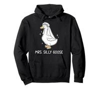 Mr. Silly Goose and Mrs. Silly Goose Pareja Boda a Juego Sudadera con Capucha