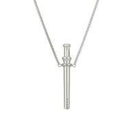 Mr. Slim - Aplicador de acero inoxidable - Herramienta de dosificación discreta para Energy Sniff - Diseño elegante Incluye collar de varios tamaños y colores (plata, Mr. Slim - One)