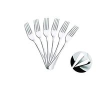 Mr. Spoon 6 Tenedores de Fruta Acero INOX. Colección Minimal 17,5 x 2,36 cm