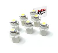 MR-Style 7 luces LED de alta potencia para velocímetro compatible con A-u-d-i 100/A6 1990-1997 + pegatinas (color blanco)