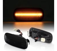 MR-Style LED intermitente lateral negro apto para Audi A6 | Tipo C6 4F | Año de fabricación 2004-2008