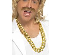 Mr.T Vanilla Ice Cadena de Oro Hombre Collar Accesorio para Disfraz 80s