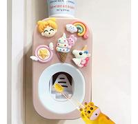 Mr. Thumbs - Dispensador automático de Pasta de Dientes para Ducha, exprimidor de Pasta de Dientes para niños y Familia, decoración de baño montado en la Pared (1 Unidad, Unicornio)