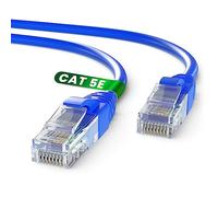 Mr. Tronic Cable Ethernet Cat 5E De 50m, Cable de Red LAN Con Conectores RJ45 Para una Conexión a Internet Rápida & Fiable - Cat5E con Conexión AWG24 | Internet UTP CCA (50 Metros, Azul)