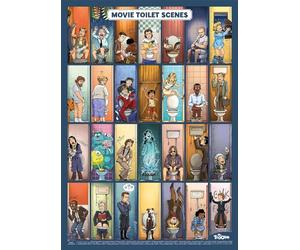 Mr. Troove Movie Toilet Scenes - Póster A2 | Las escenas más famosas del cine en el Baño