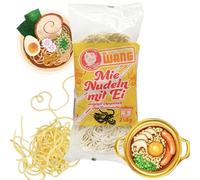 Mr. WANG Mie Pasta con huevo 10 x 250 g - Pasta instantánea - Idea para pasta o sopas fritas - Rápido y fácil - Vegetariano