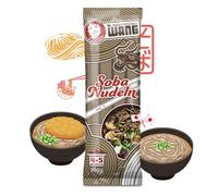 Mr. WANG Pasta de soba, 36 x 300 g, tradicional japonesa de trigo sarraceno, paquete de 36 unidades, perfecto para restaurante, gastro