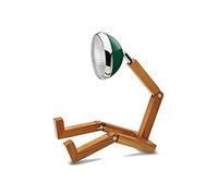 Mr Wattson's Original - Lámpara de mesa LED ajustable hecha a mano + luz de escritorio | 15,5 x 18-40 cm | Verde infantil