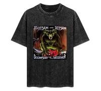 Mr. Win Flotsam and Jetsam Doomsday for The Deceiver Men's Summer Casual Wash tee Tops Size XL