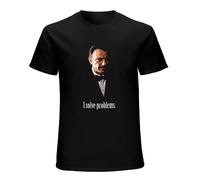 Mr Wolf I Solve Problems Movie Film - Camiseta unisex para hombre, color negro, Negro, L