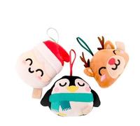 Mr. Wonderful - Adornos navideños para un árbol de ensueño - Papá Noel, pingüino y Reno