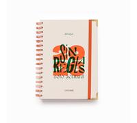 Mr. Wonderful - Agenda Anual Office 2026 Vista Semanal + Bolígrafo Bobo Borrable - Sin reglas, solo actitud