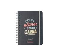 Mr. Wonderful Agenda clássica pequena 2022-2023 Semanal - Desejos, planos e muita garra, MULTI (WOA2211976PTZ0)