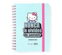 Mr.Wonderful - Agenda Escolar 2025-26 Hello Kitty x Mr. Wonderful - Nunca te olvides de sonreír