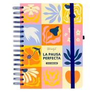 Mr. Wonderful - Agenda escolar 2026-2027 Diaria Pequeña con Pegatinas - Planificador Diario Compacto Septiembre 2026 a Agosto 2027 con Extras y Organización - La pausa perfecta