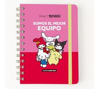 Mr. Wonderful - Agenda escolar Hello Kitty 2026-2027 Semanal con Pegatinas y Extras - Planificador Completo Septiembre 2026 a Agosto 2027