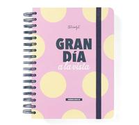 Mr.Wonderful - Agenda Escolar Wonder 2025-26 Diaria - Agenda Escolar con Organización Daria - Gran día a la vista