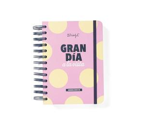 Mr.Wonderful - Agenda Escolar Wonder pequeña 2025-26 Diaria - Agenda Escolar con Organización Diaria - Gran día a la vista