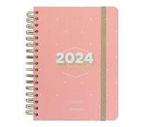 Mr.Wonderful Agenda Office 2024 Diaria, Mi gran año, 22,1 x 2,1 x 15,6