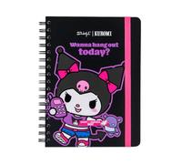 MR. WONDERFUL - Agenda Universal Kuromi 2027 Semanal - Wanna Hang Out Today? - Agenda Semana Vista En Colaboración Con Hello Kitty & Friends, 160 Páginas FSC 100g, Pegatinas Y Cierre De Goma