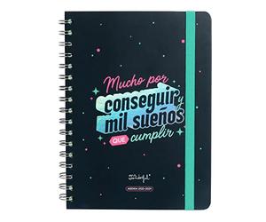 Mr. Wonderful, Agenda Wonder 2023-2024 Semanal, Mucho por conseguir y mil sueños que cumplir
