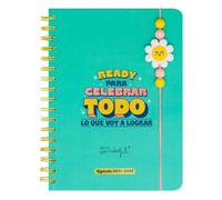 Mr.Wonderful - Agenda Wonder 2024-25 Semanal - Ready para celebrar todo lo que voy a lograr - Agenda Escolar con Organización Semanal