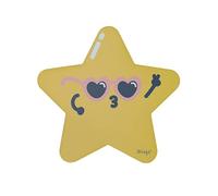 Mr Wonderful Alfombrilla de Ratón, Fibra Extrafina Alfombrilla para Computadora con Base de Goma Antideslizante, para Ratón con Cable o Inalámbrico PC/Mac Estrellas