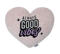 Mr.Wonderful Almohadón corazón de Peluche, Always Good Vibes 0,4 x 44 x 37