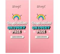 Mr. Wonderful - Bloc de notas perfumadas - Inspiration on every page - Cuatro blocs de notas perfumados - Cada bloc cuenta con 40 hojas perfumadas (Paquete de 2)