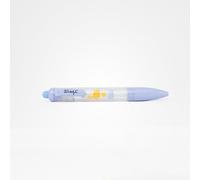 Mr. Wonderful - Bolígrafo Transparente Lazy Pollito con Decoración 3D Interior - Tinta Azul - Boli Original de Papelería