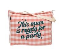 Mr. Wonderful Bolsa de Tela Tote Bag-This Mum is Ready for a Party, Multicolor, 10 Unisex Adulto