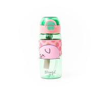 Mr. Wonderful Botella Reutilizable 600 ml - Lazy Cerdito - Ready to Do Nothing - Tritan sin BPA