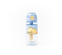 Mr. Wonderful Botella Reutilizable 600 ml - Lazy Pollito - Big Dreams, Tiny Effort - Tritan sin BPA