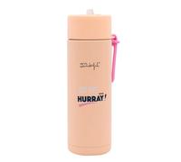 Mr. Wonderful - Botella térmica - Fit fit... hurray! - Botella de acero inoxidable - Botella térmica de doble capa - LIbre de BPA - Capacidad 750 ml