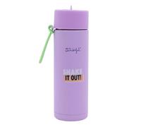 Mr. Wonderful - Botella térmica - Shake it out! - Botella de acero inoxidable - Botella térmica de doble capa - LIbre de BPA - Capacidad 750 ml