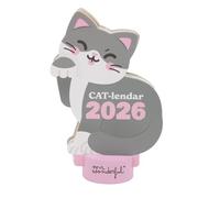 Mr Wonderful - Calendario de sobremesa 2026 con peana - CAT-lendar