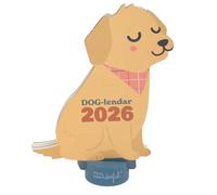 Mr Wonderful - Calendario de sobremesa 2026 con peana - DOG-lendar